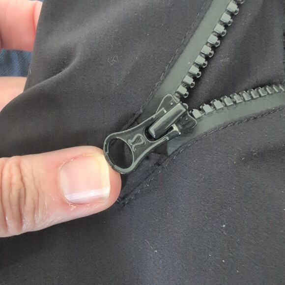 Lululemon Cold As Puff Jacket Sz 6 Black Hooded Puffer Longline Parka Down Coat - Picture 12 of 16